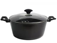 Garnki - Ambition CARBON GARNEK Z POKRYWKĄ 28 CM POWŁOKA QUALUM BASIC STONE INDUKCJA 84532 - miniaturka - grafika 1