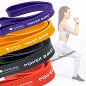 Gumy, taśmy, ekspandery - Sapphire Zestaw gum Power Band 4 sztuki pakiet HARD PAKIET_GUM_C_29_32_45_64 - miniaturka - grafika 1