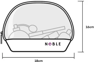 Noble Cosmetic Kosmetyczka Noble Blossom B001 - Kosmetyczki, organizery i kuferki - miniaturka - grafika 4