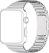 Akcesoria do smartwatchy - Apple TOPP TOPP pasek do Watch 42/44 mm bransoleta, srebrny - miniaturka - grafika 1