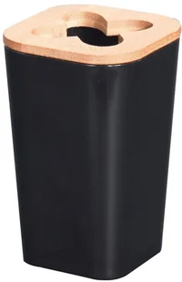 Koopman Kubek na szczoteczki 7x11cm PS czarny - Kubki na szczoteczki do zębów - miniaturka - grafika 2