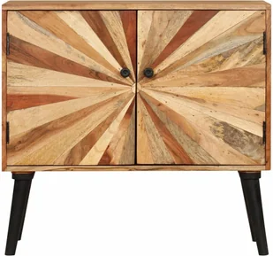 vidaXL Szafka z litego drewna mango, 85 x 30 x 75 cm - Komody - miniaturka - grafika 2