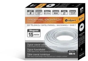 DPM Kabel koncentryczny Solid RG6U Lava 10 m - Kable komputerowe i do monitorów - miniaturka - grafika 2