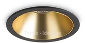 Lampy sufitowe - Ideal Lux Oprawa wpuszczana LED Game Round kol czarno-złoty 192345) - miniaturka - grafika 1