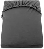 Prześcieradła - DecoKing DecoKing  Prześcieradło Jersey - Amber - Grafitowy 180x200 cm - miniaturka - grafika 1