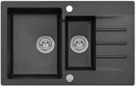 Zlewozmywaki - AXIS MOJITO 120 | Czarny - miniaturka - grafika 1