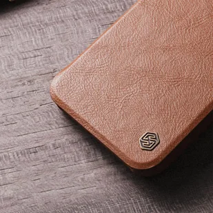 Nillkin Etui QIN Pro do Samsung Galaxy S22+ (Brązowe) NILETQINPS22P.BROWN - Etui i futerały do telefonów - miniaturka - grafika 8