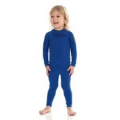 Bluzy narciarskie - Brubeck Bluza thermo jr ls13660 niebieski - miniaturka - grafika 1