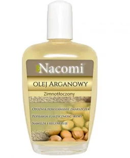 Nacomi Rafinowany Natural 100% Olej Arganowy Przeciwzmarszczkowy Antycellulitowy Nawilżający 50ml - Balsamy i kremy do ciała - miniaturka - grafika 2