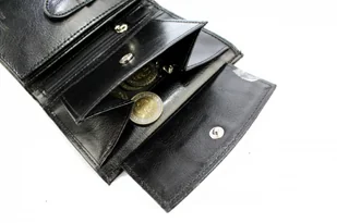 Elkor (PL) Portfel Skórzany (PL) Skóra Licowa Duży Pionowy Bez Zapięcia Dwa Skrzydełka Górna Zapinka Wewnątrz EL127 - Portfele - miniaturka - grafika 6