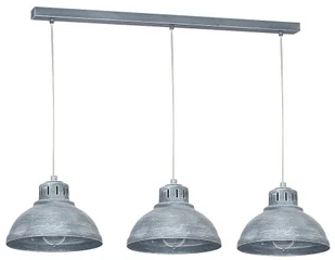 Lampa wisząca Sven Concrete 3 x 60 W E27 grey 9050 - Lampy sufitowe - miniaturka - grafika 2