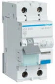 Wyłączniki światła i elektryczne - Hager Wyłącznik różnicowoprądowy z członem nadprądowym AFA956D 6A C 300mA A 2pol AFA956D - miniaturka - grafika 1