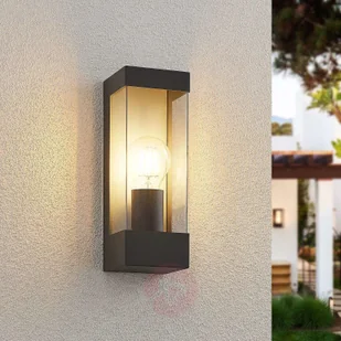 Lindby Lindby Tilian kinkiet zewnętrzny, kątowy, E27 - Lampy ogrodowe - miniaturka - grafika 2