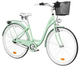 Indiana Rower miejski Moena A7B 28 cali damski Miętowy 2021 - Rowery - miniaturka - grafika 3