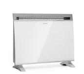 Ogrzewanie przenośne - Klarstein Klarstein Gotland Grzejnik konwektorowy 600/ 900/ 1500 W szklany front urządzenie stojące kolor biały HHG4-Gotland-WHT - miniaturka - grafika 1