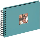 Albumy fotograficzne - Walther Design Fun album z kółkami, kolor benzyny zielony, 23 x 17 cm SA-109-K - miniaturka - grafika 1