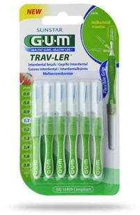 Sunstar EUROPE S.A GUM szczotka międzyzębowa 1,1 mm 6 sztuk 9076818 - Szczoteczki międzyzębowe - miniaturka - grafika 2