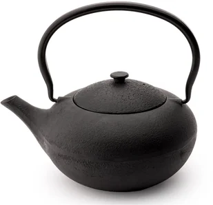Bredemeijer SHANXI Dzbanek Żeliwny - Zaparzacz do Herbaty 1 l Czarny + 2 Porcelanowe Czarki 157002 - Dzbanki i imbryki - miniaturka - grafika 2