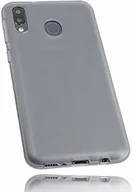 Etui i futerały do telefonów - mumbi etui na telefon komórkowy Samsung Galaxy A50, przezroczyste, czarne - miniaturka - grafika 1