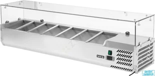 Yato WITRYNA CHŁODNICZA NADSTAWNA 7x1/4 GN YG-05322 - Szafy i witryny chłodnicze - miniaturka - grafika 5