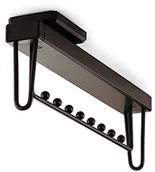 Wieszaki i stojaki - Emuca Emuca Wysuwany wieszak Moka do szafy Malowany na kolor mokka Plastik i Aluminium 7086513 - miniaturka - grafika 1