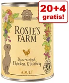 Mokra karma dla psów - Rosie's Farm Pakiet próbny Rosies Farm, 6 x 400 - Adult, ryba i kurczak - miniaturka - grafika 1