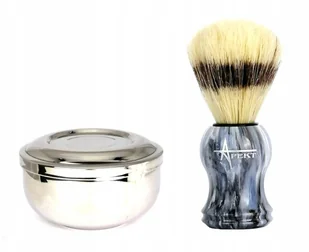 Tradycyjny Pędzel Do Golenia + Maszynka Do Golenia - Zestawy kosmetyków męskich - miniaturka - grafika 4