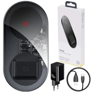 Baseus Simple Turbo ładowarka 2w1 QI TZWXJK-B01 baseus_20200218154924 - Ładowarki do telefonów - miniaturka - grafika 3