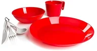Kuchnia turystyczne i akcesoria - GSI Outdoors cascadian 1 osób zestaw naczyń, czerwony 77311_rot - miniaturka - grafika 1