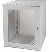 Szafy rack - Szafa Rack wisząca 19'' 12U 600mm szara Stalflex - miniaturka - grafika 1