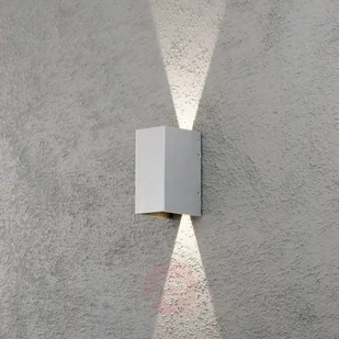Konstmide Kinkiet zewnętrzny LED Cremona 8 cm szary - Lampy ogrodowe - miniaturka - grafika 4