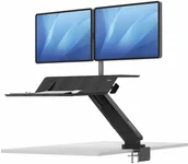 Artykuły biurowe - Fellowes Stanowisko do pracy Sit-Stand Lotus RT czarne na 2 monitory 8081601 - miniaturka - grafika 1