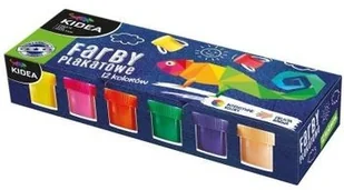 Derform Farby plakatowe 12 kolorów x 20ml - Farby i media malarskie - miniaturka - grafika 3