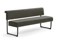 Sofy i kanapy - AJ Produkty Sofa START, 1800 mm, tkanina, oliwkowy, czarny - miniaturka - grafika 1