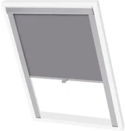 Rolety - vidaXL Roleta zaciemniająca, szara, MK06 - miniaturka - grafika 1