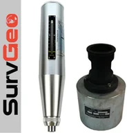 Akcesoria do urządzeń pomiarowych - Survgeo Młotek Schmidta HT225 + Kowadełko kalibracyjne PROMOCJA 1002040 + 1002050 - miniaturka - grafika 1