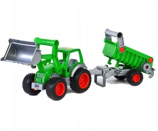 Wader 8718 Traktor-ładowarka z naczepą Farmer-tech - Jeździki dla dzieci - miniaturka - grafika 3