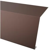Pokrycia dachowe - Blachotrapez Pas nadrynnowy Revo brązowy mat na dach skośny - miniaturka - grafika 1