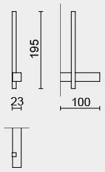 Zack Zack CARVO Uchwyt Ścienny na Zapasowe Rolki Papieru Toaletowego - Czarny 40501 - Stojaki i wieszaki na papier toaletowy - miniaturka - grafika 3