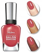 Lakiery do paznokci - Sally Hansen Salon Complete Lakier Scarlet Lacquer - miniaturka - grafika 1