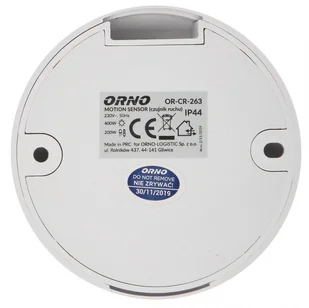 Orno SUFITOWY CZUJNIK RUCHU OR-CR-263 AC 230V OR-CR-263 - Czujniki ruchu i zmierzchu - miniaturka - grafika 7