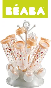 Beaba Beaba, Suszarka do butelek i smoczków, Nude/Coral - Ściereczki, gąbki, czyściki - miniaturka - grafika 2