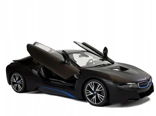 Rastar Samochód BMW i8 czarny 132340 - Samochody i pojazdy dla dzieci - miniaturka - grafika 2