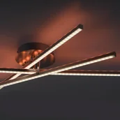 Lampy sufitowe - Leuchten Direkt Lampa sufitowa LED Alina RGB Ambilight, ściemniana - miniaturka - grafika 1