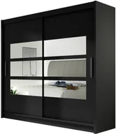 Szafy - Szafa przesuwna London III - duża Szafa z lustrem - miniaturka - grafika 1