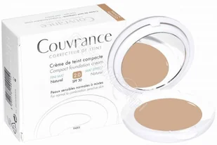 Avene COUVRANCE Podkład beztłuszczowy w kompakcie 02 naturalny beż 10 g + Próbka Antirougeurs Maseczka 5 ml GRATIS ! 7030039 - Podkłady do twarzy - miniaturka - grafika 2