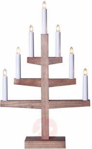 Best Season Stylowy świecznik Trapp z drewna - Świeczniki - miniaturka - grafika 2