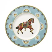 Talerze - Villeroy & Boch Samarkand Aquamarin Talerz sałatkowy średnica: 22 cm (10-4730-2650) - miniaturka - grafika 1