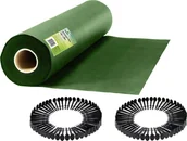 Agrowłókniny - Plonos Agrowłóknina ogrodowa 1,6 m x 50 m + 100 szpilek zielona 4906 - miniaturka - grafika 1