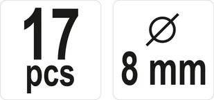 Yato ZESTAW DO POŁĄCZEŃ KOŁKOWYCH FI 8 MM YT-44111 YATO ZYSKAJ RABAT 30 ZŁ YT-44111 - Inne mocowania - miniaturka - grafika 3
